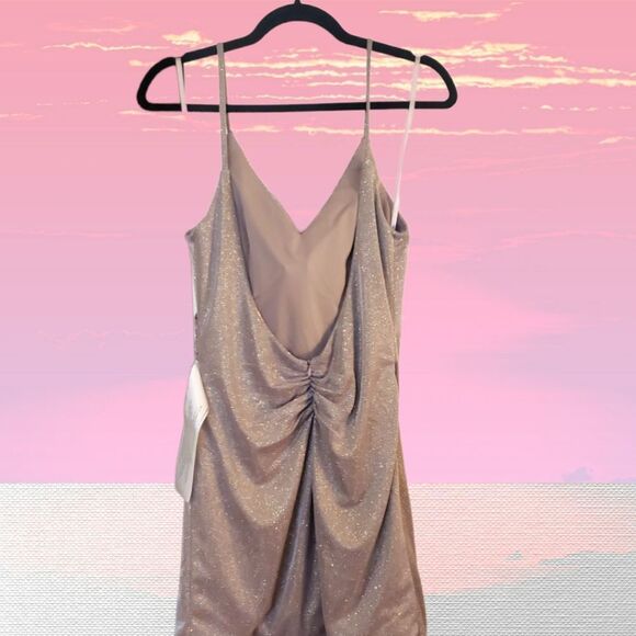 IEENA For Mac Duggal Golden Dress - Picture 6 of 9